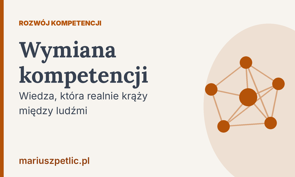 Rozwój kompetencji - Mariusz Petlic
